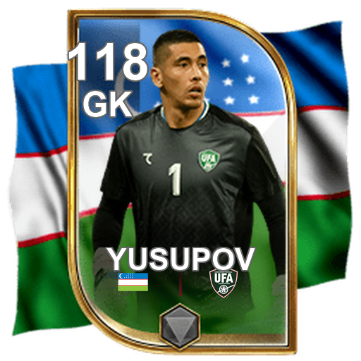 Utkir Yusupov 118 GK