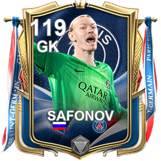 Matvey Safonov 119 GK