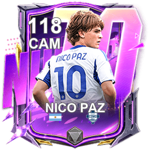 Nico Paz 118 CAM