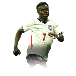 ภาพการ์ดนักเตะ Bukayo Saka